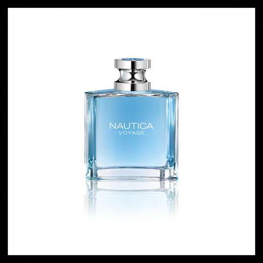 Nautica Voyage Eau De Toilette for Men - Fresh, Romantic, Fruity Scent - Woody, Aquatic Notes of Apple, Water Lotus, Cedarwood, and Musk - Ideal for Day Wear - 3.3 Fl Oz