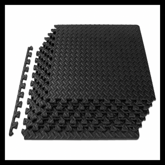 Puzzle Exercise Mat ½”, EVA Interlocking Foam Floor Tiles for Home Gym, Mat for Home Workout Equipment, Floor Padding for Kids, Available in Packs of 24 SQ FT, 48 SQ FT, 144 SQ FT
