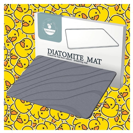 Quick Drying Natural Diamotite Stone Bath Mat