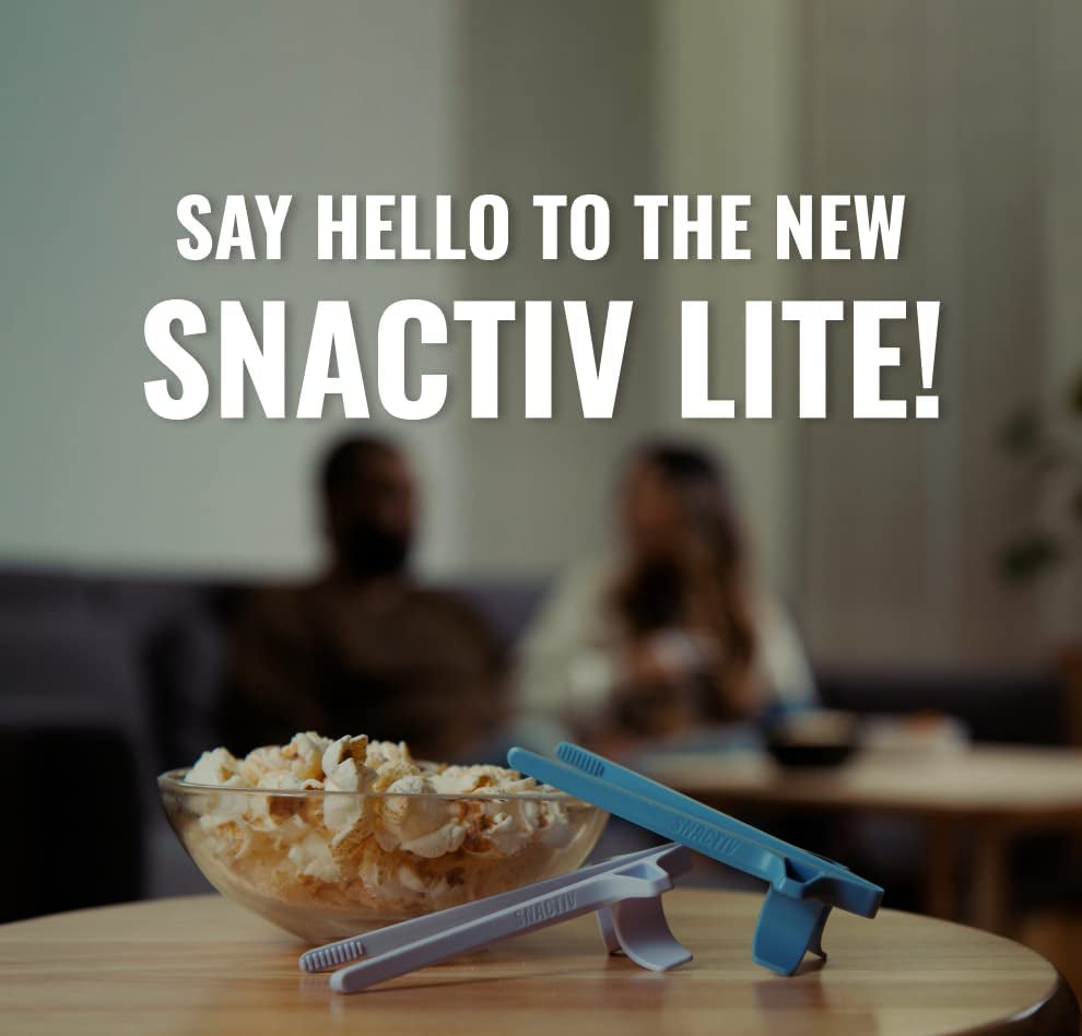 NEW -  LITE - 4PC Bundle - All New Colors! - the Official Snacking Tool of the Future, as Seen on Shark Tank! Finger Chopsticks | Snack Chopsticks | Chopsticks for Gamers