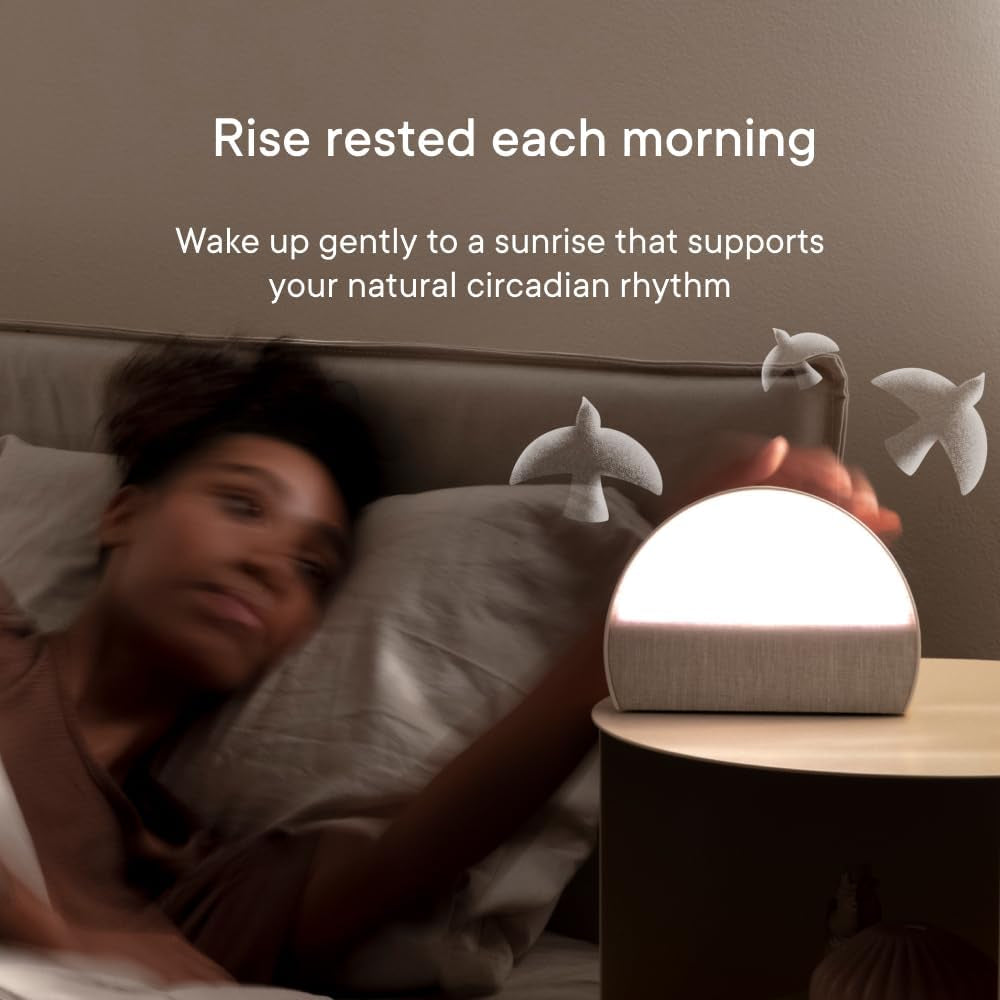 Restore 2 Sunrise Alarm Clock, Sound Machine, Smart Light (Putty) ー Your Bedside Sleep Guide, White Noise, Personal Sleep Routines, Dimmable Clock, Deep Sleep, Gentle Alarm, Wake up Energized