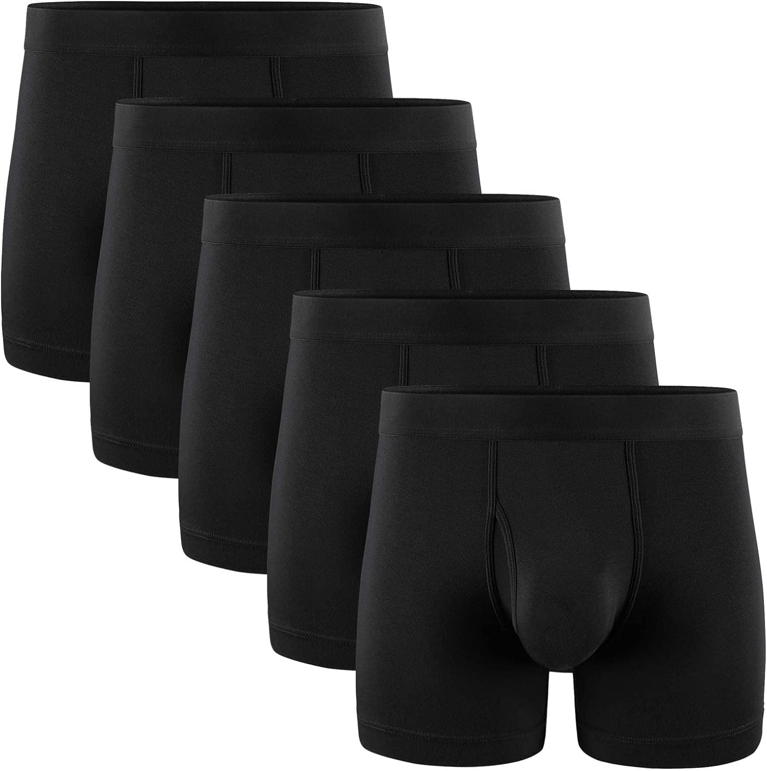 Boxer Briefs Mens Underwear Cotton Mens Boxer Briefs Underwear for Men Pack S M L XL XXL…