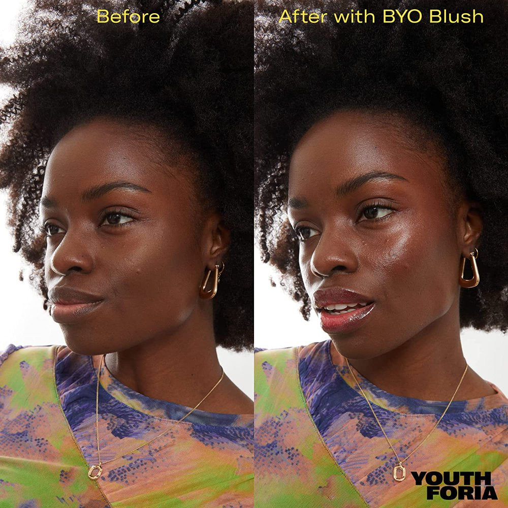 Youth Foria BYO Blush, Color Changing Blush Oil, Reacts to Skin’S Natural Ph for Your Instant Perfect Shade, Blendable Formula, Vegan & Cruelty-Free ()