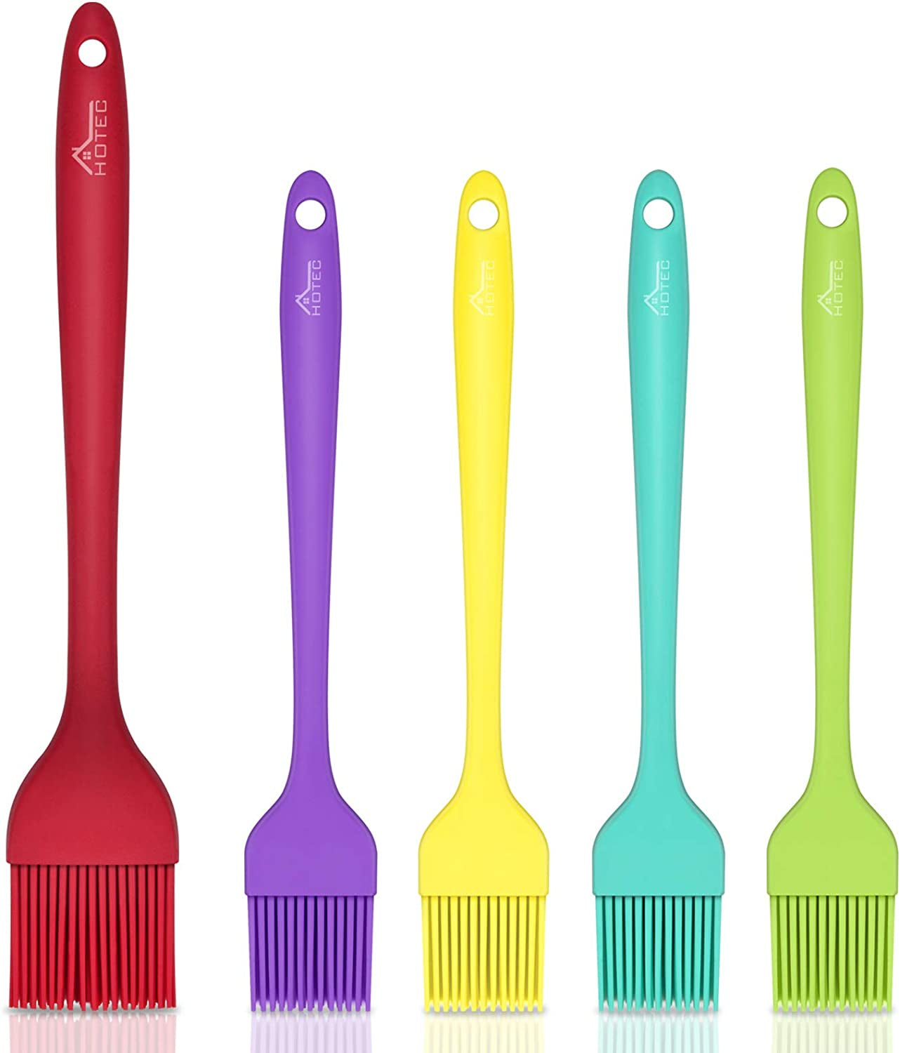 Silicone Heat Resistant Marinading Meat Grill Basting Pastry Brush for Oil Butter Sauce Sausages Desserts Turkey Baster Grill Barbecue, Multicolor