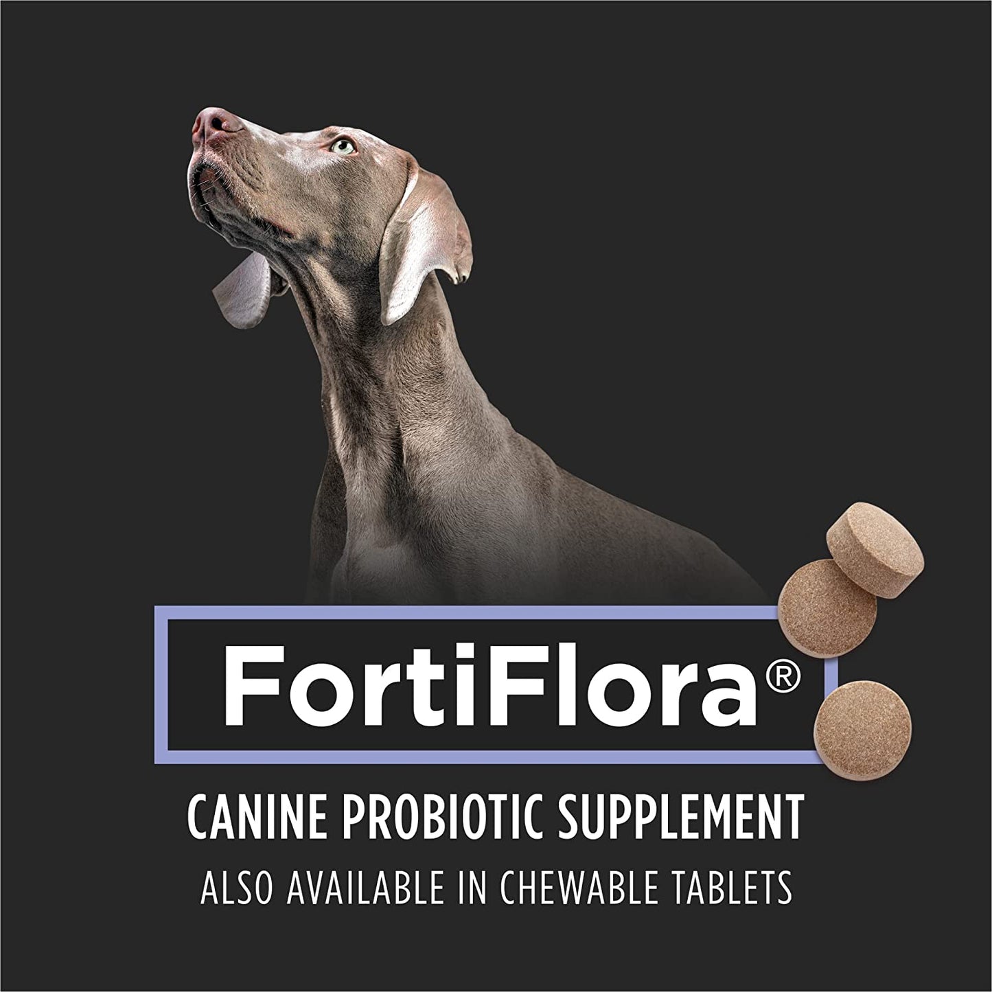 Purina Fortiflora Probiotics for Dogs, Pro Plan Veterinary Supplements Powder Probiotic Dog Supplement ,30 Count (Pack of 1)