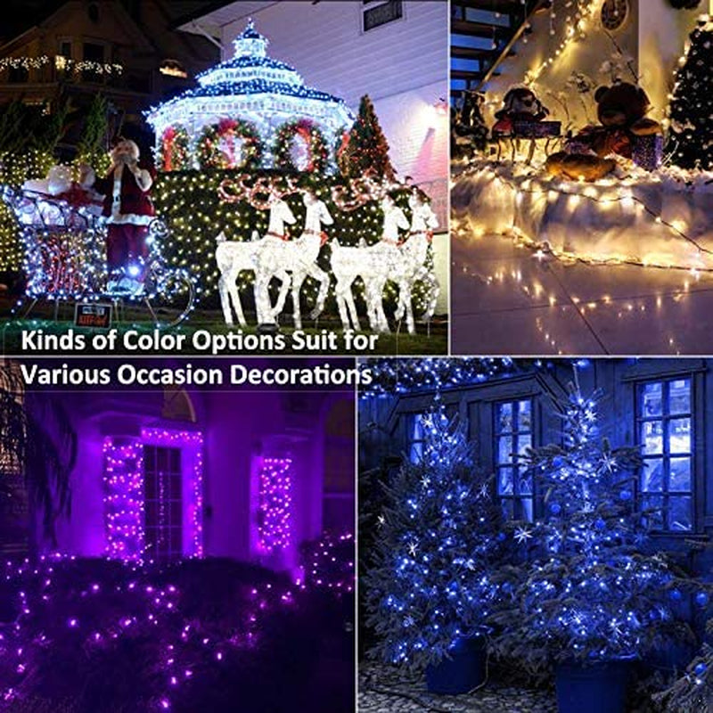 Brizled Color Changing Christmas Lights, 66Ft 200 LED Halloween Lights with Remote, Dimmable Outdoor Chrismtas String Light, Christmas Tree Lights Indoor, RGB Xmas Lights for Xmas Tree Party